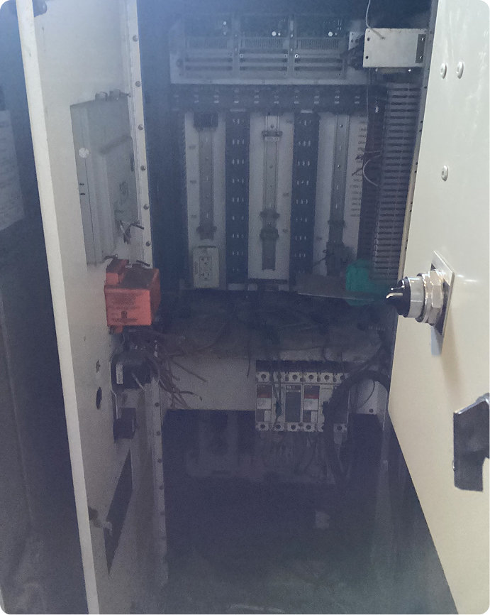 Gutted stations due to vandalism